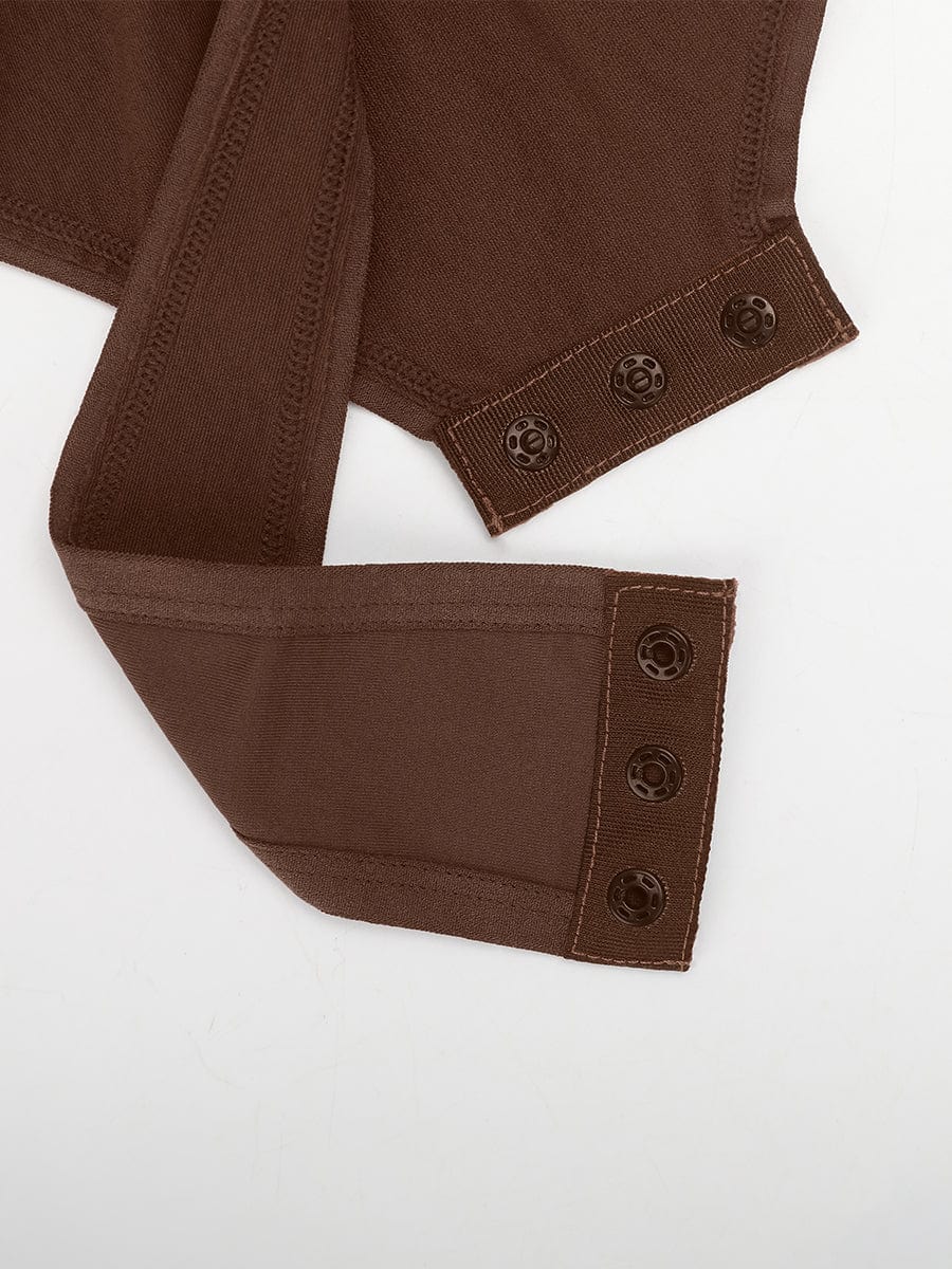 One-shoulder Waist and Abdomen Sculpt Bodysuit - Auxieswear