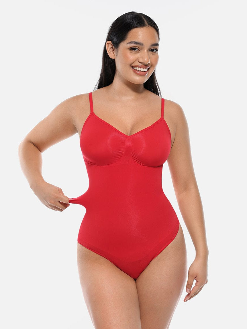 Seamless Sculpt Thong Bodysuit - Auxieswear