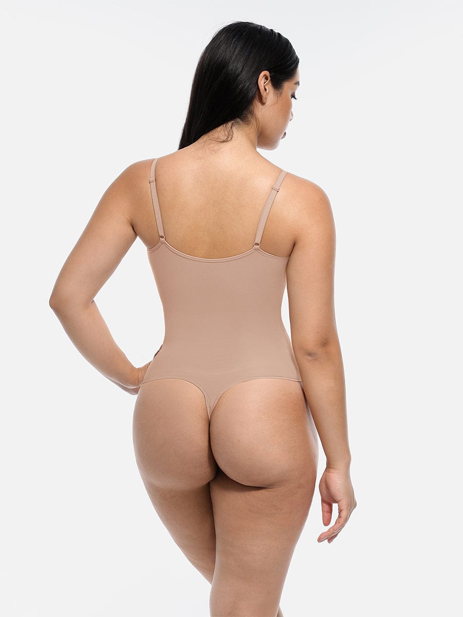 Seamless Sculpt Thong Bodysuit - Auxieswear