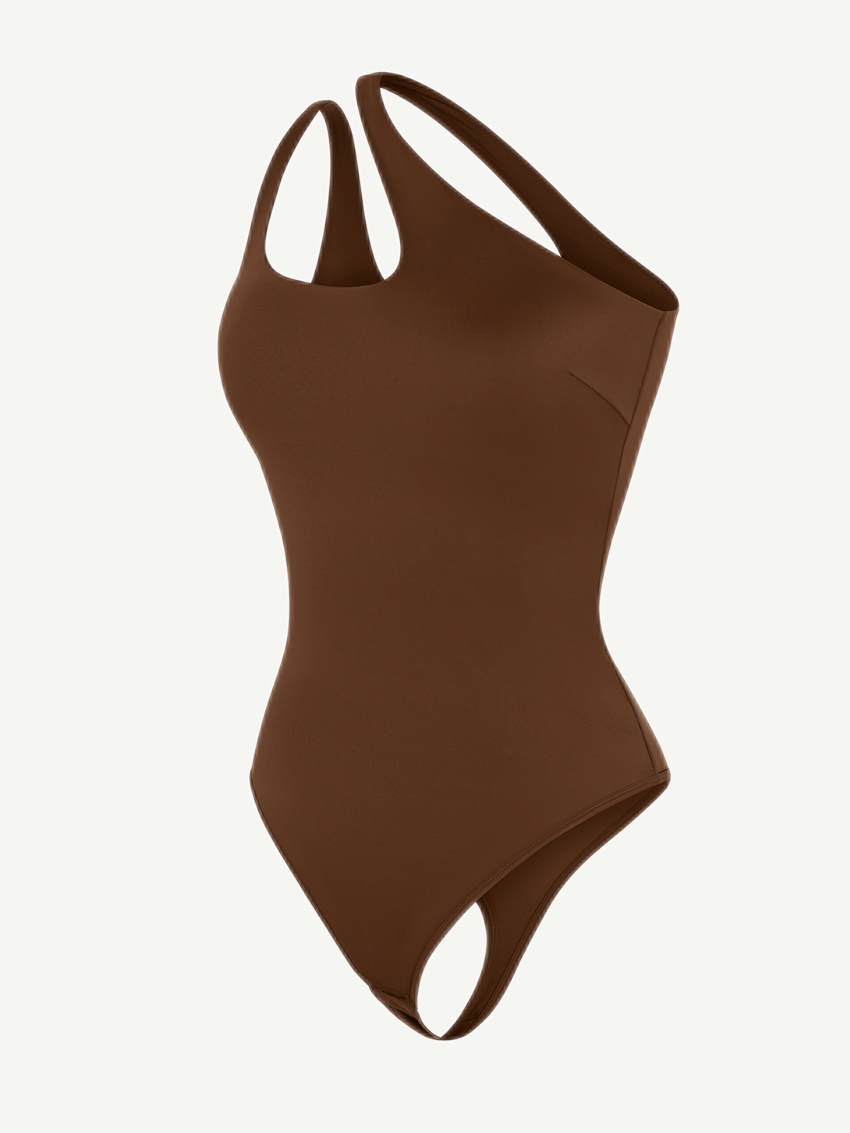 Asymmetrical One Shoulder Cut Out Bodysuit