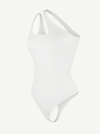 Asymmetrical One Shoulder Cut Out Bodysuit