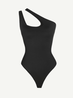 Asymmetrical One Shoulder Cut Out Bodysuit