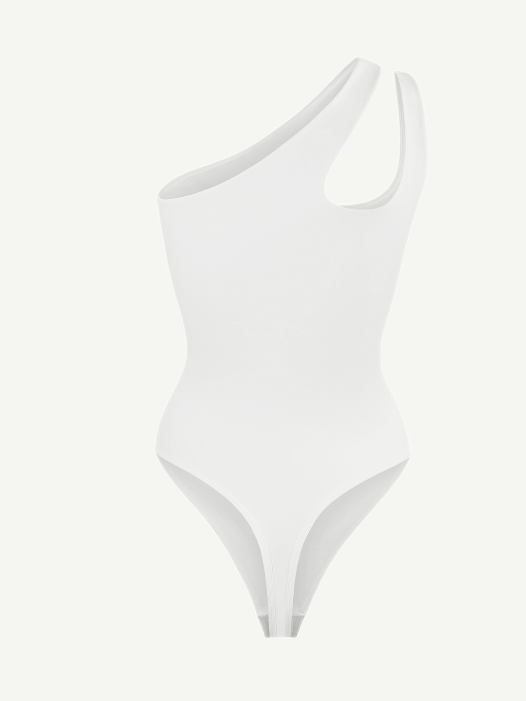 Asymmetrical One Shoulder Cut Out Bodysuit - Auxieswear