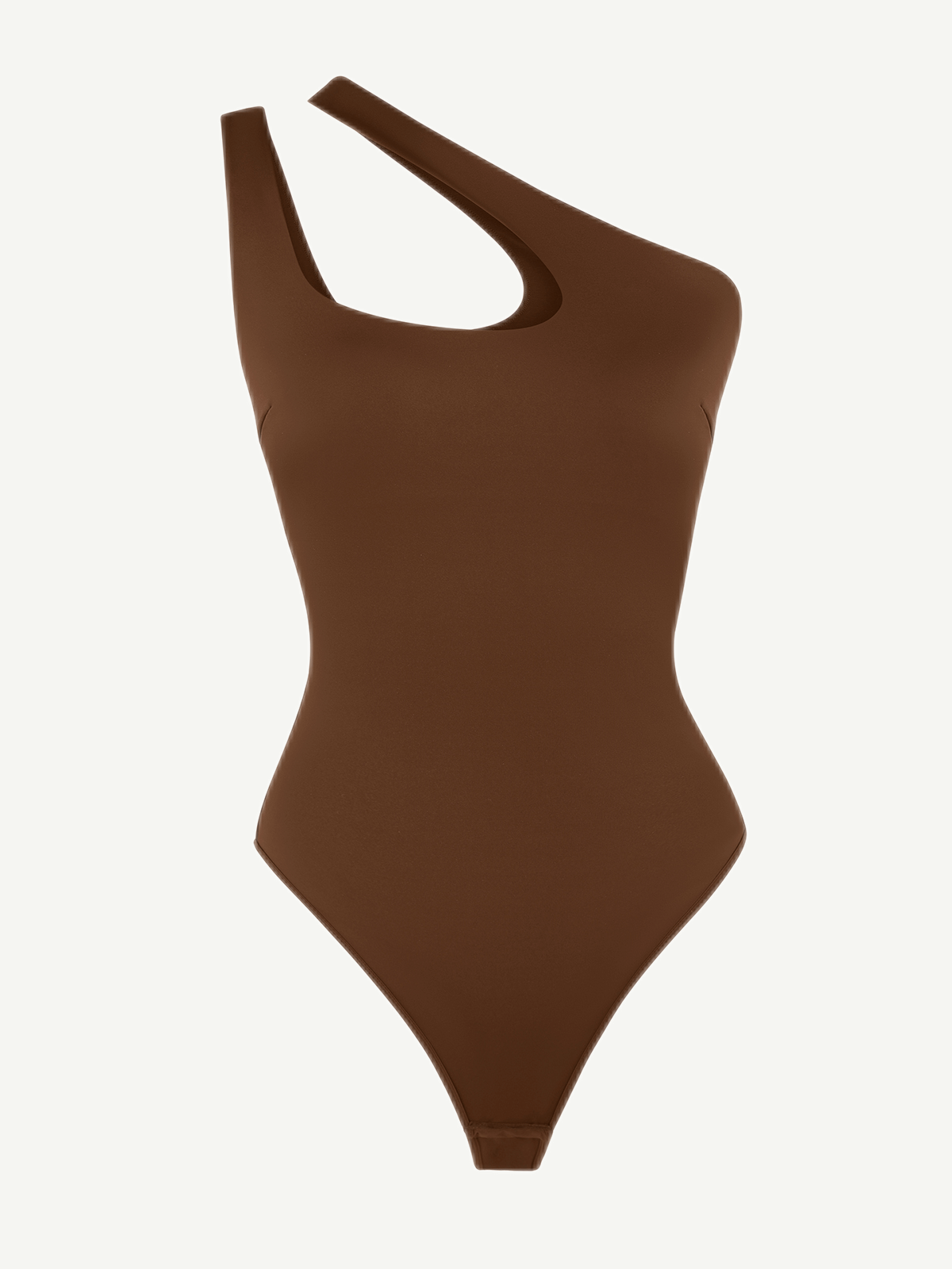 Asymmetrical One Shoulder Cut Out Bodysuit - Auxieswear