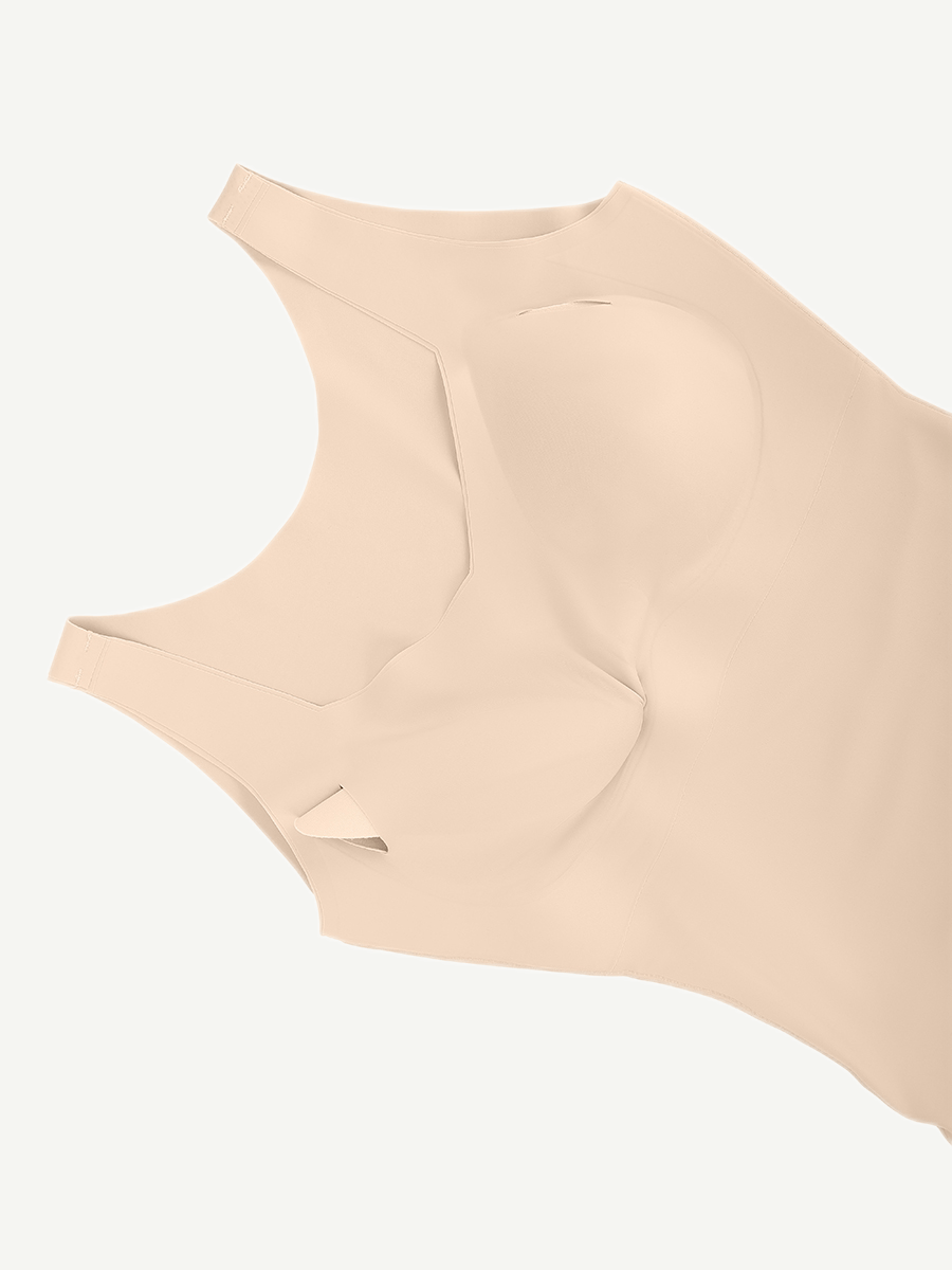 3-in-1 Tank Style V-Neck Slim Fit Bodysuit - Auxieswear