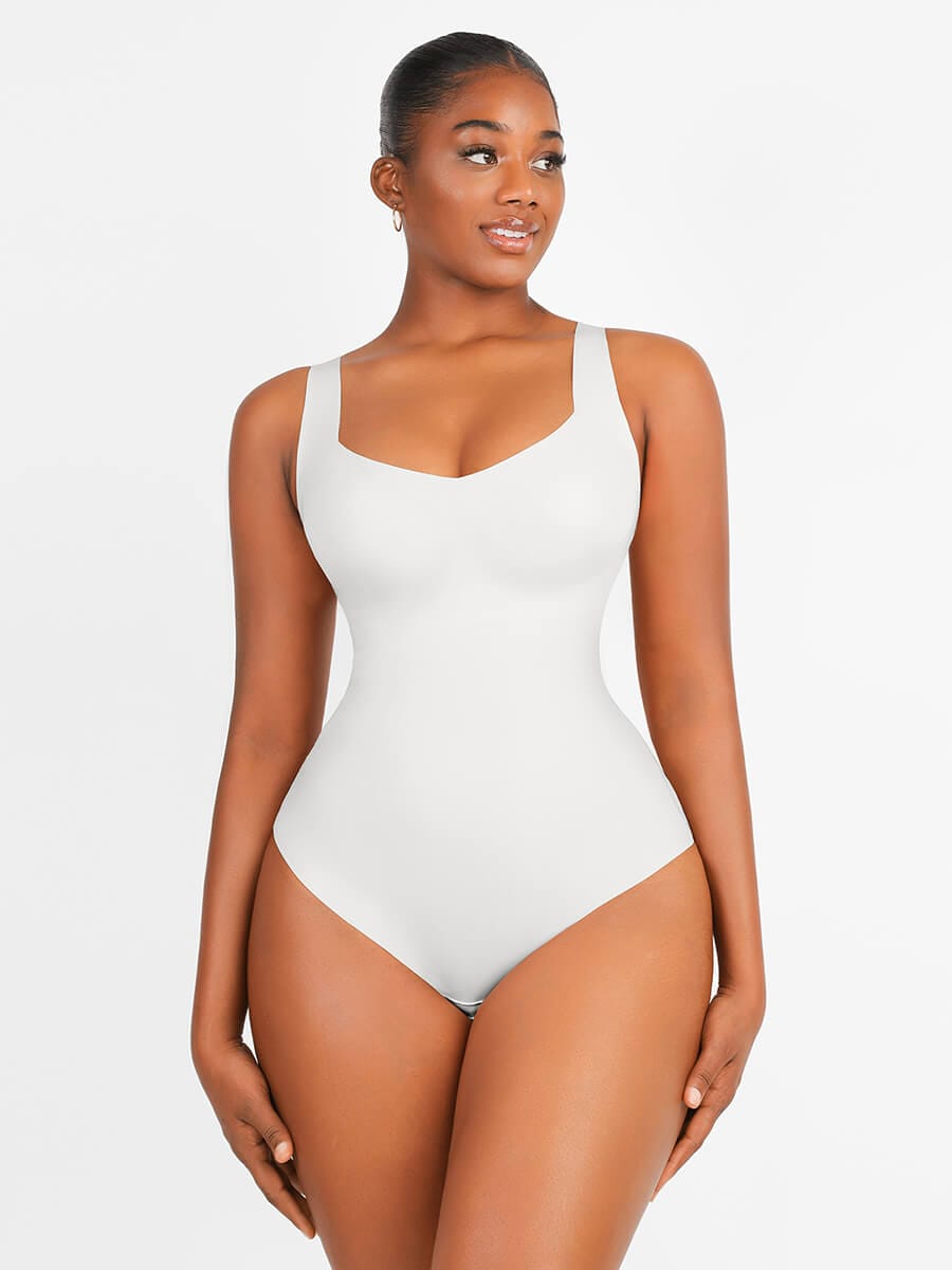 3-in-1 Tank Style V-Neck Slim Fit Bodysuit