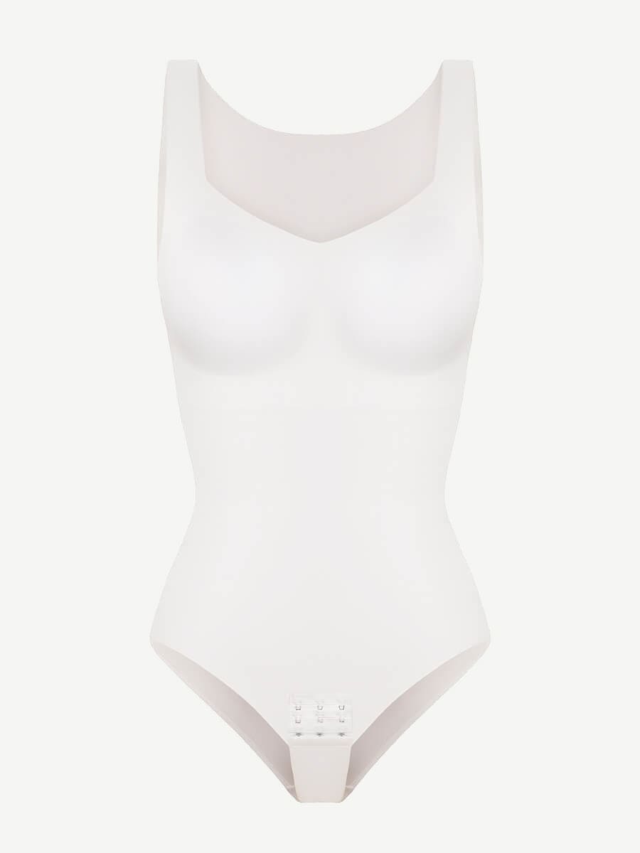 3-in-1 Tank Style V-Neck Slim Fit Bodysuit - Auxieswear