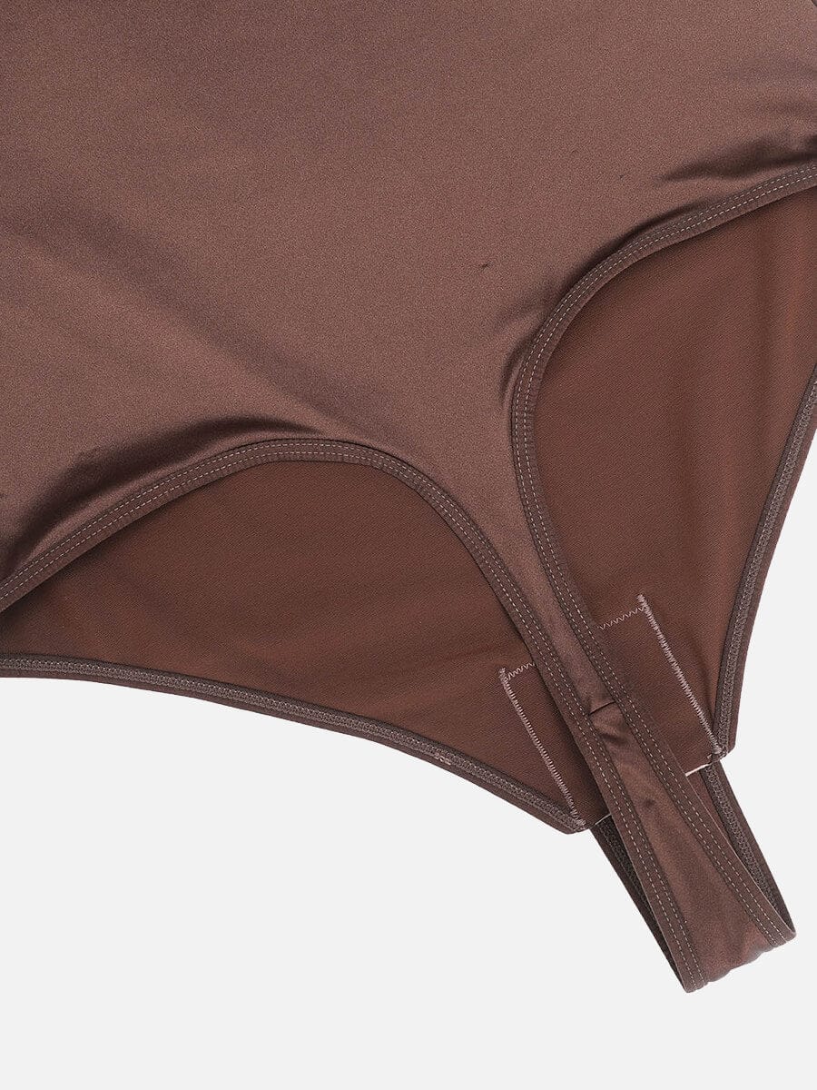 Deep V-neck Waist & Abdomen sculpting Bodysuit - Auxieswear