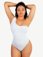 One-Shoulder Waist & Belly Sculpting Bodysuit