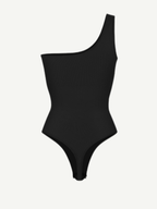 One-Shoulder Waist & Belly Sculpting Bodysuit