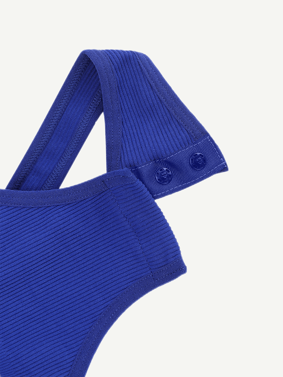 One-Shoulder Waist & Belly Sculpting Bodysuit