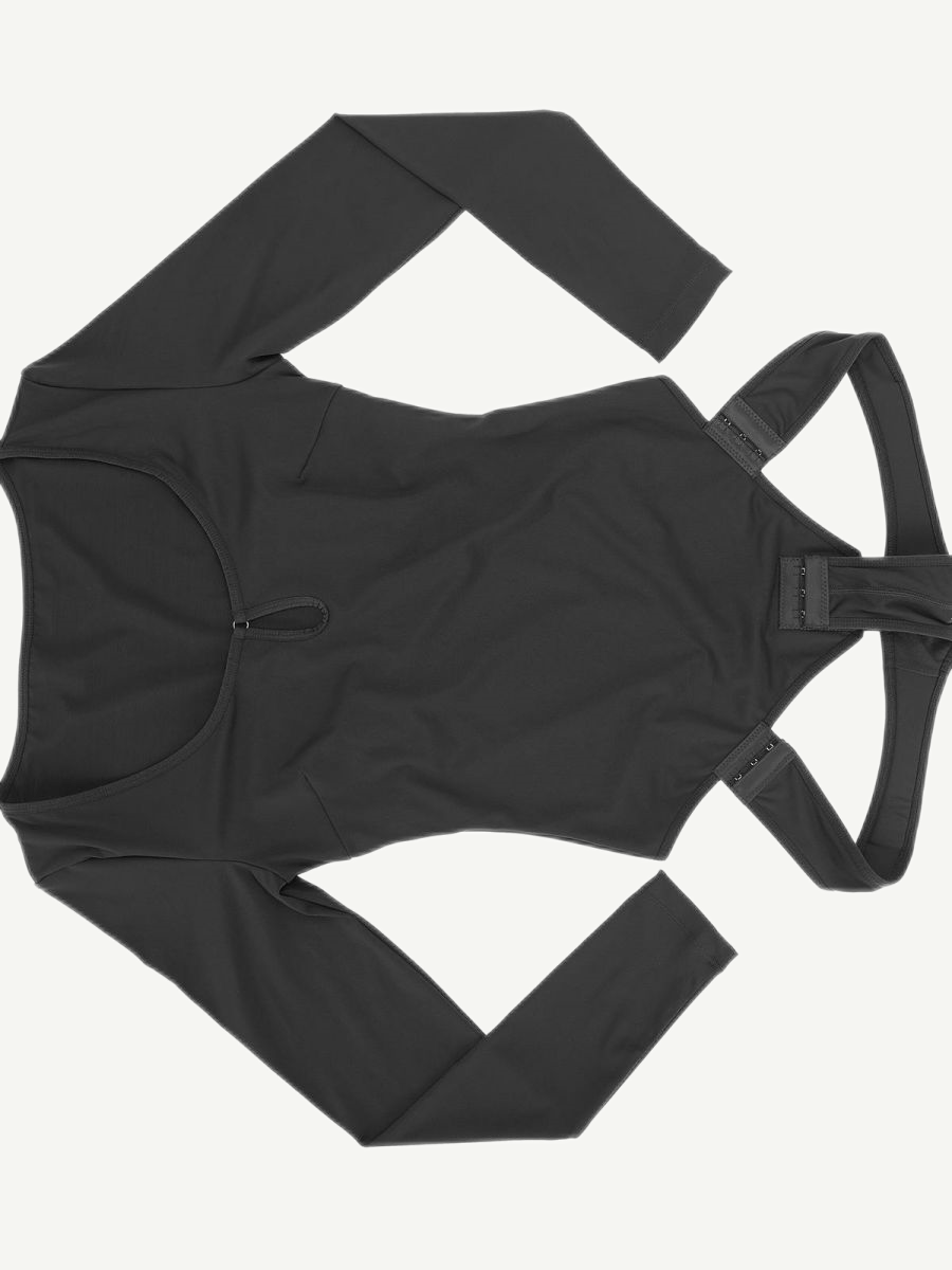 SCOOP NECK BUTT LIFTING BODYSUIT