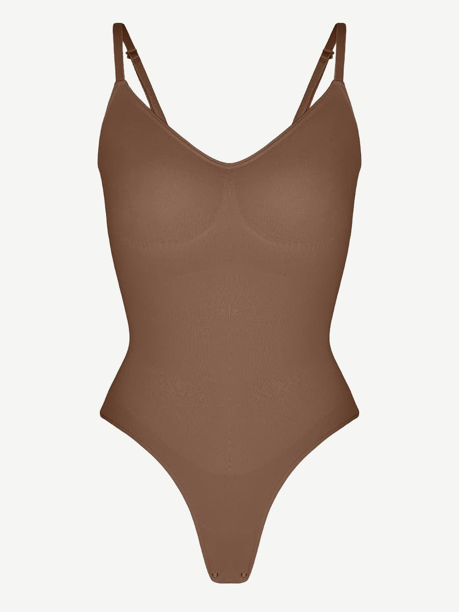 Seamless Sculpt Thong Bodysuit - Auxieswear