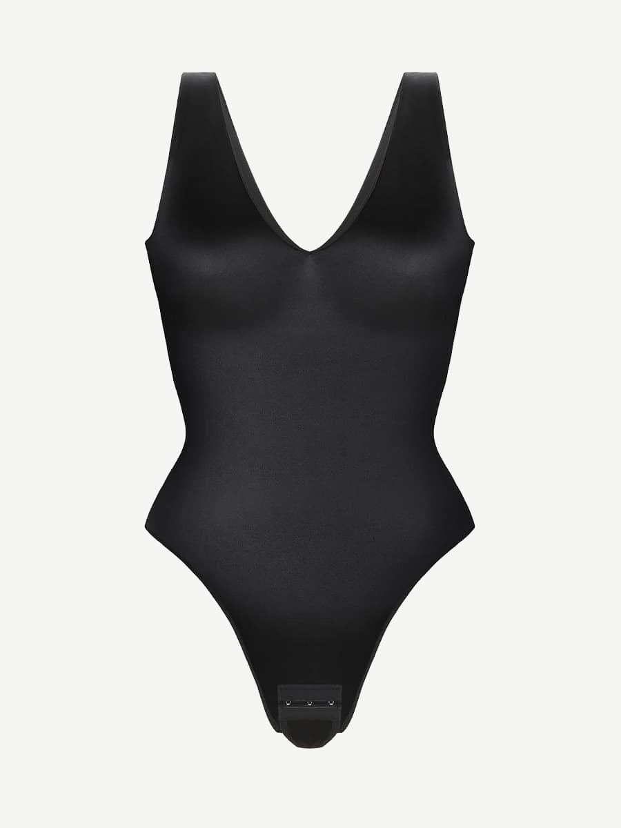 Deep V-neck Waist & Abdomen sculpting Bodysuit