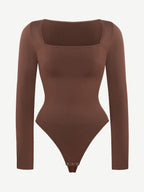 SQUARE NECK WAIST CONTROL BODYSUIT