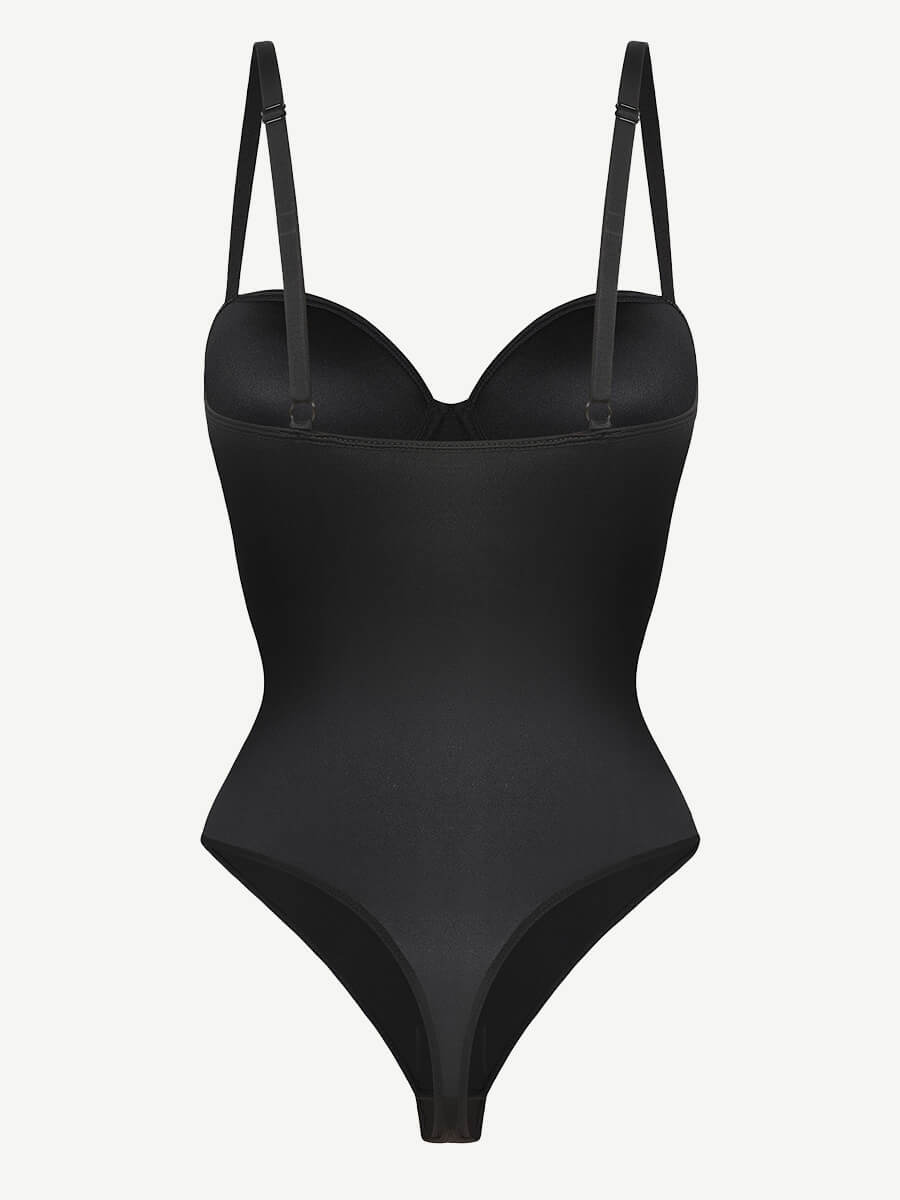 Corset-Style Bodysuit with Underwire Cups