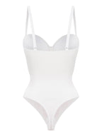 Corset-Style Bodysuit with Underwire Cups