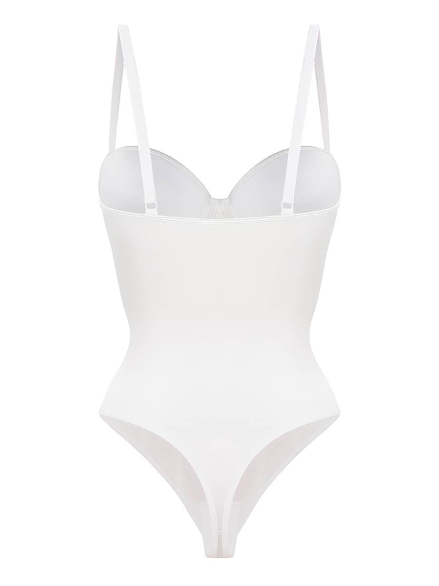 Corset-Style Bodysuit with Underwire Cups