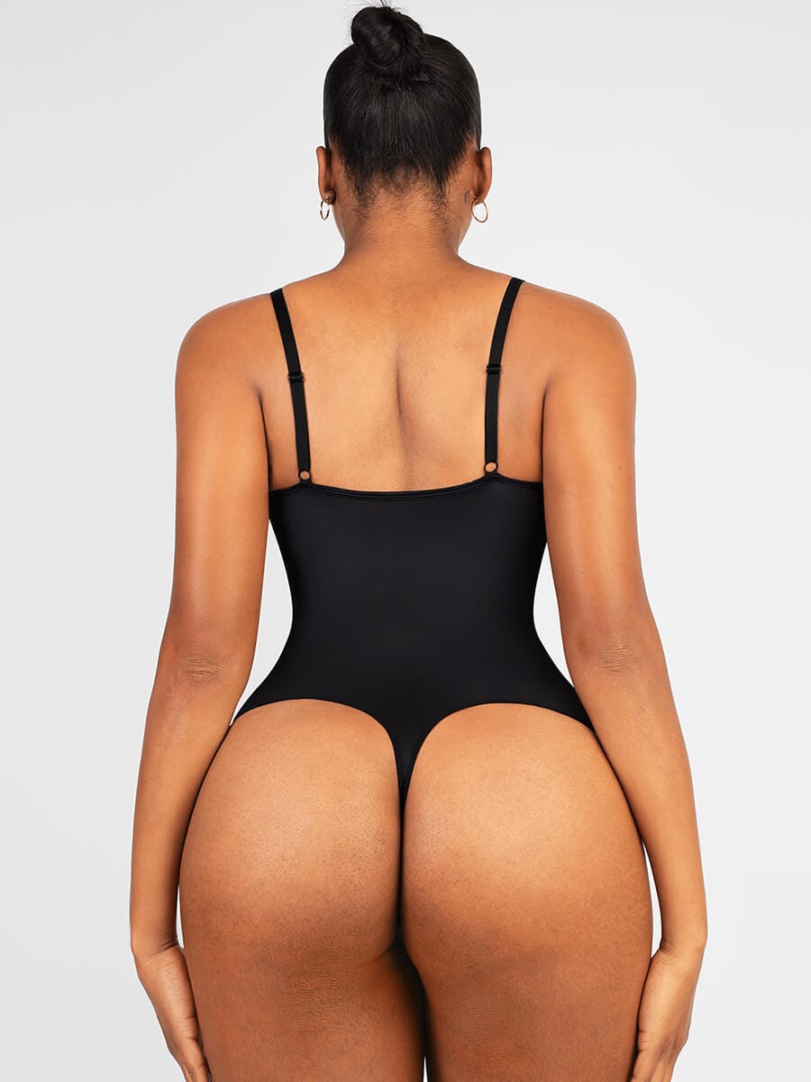 Corset-Style Bodysuit with Underwire Cups