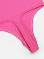Long Sleeved V-neck Waist & Tummy Sculpt Bodysuit