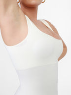 Retro Square Neck Seamless Sport Jumpsuit
