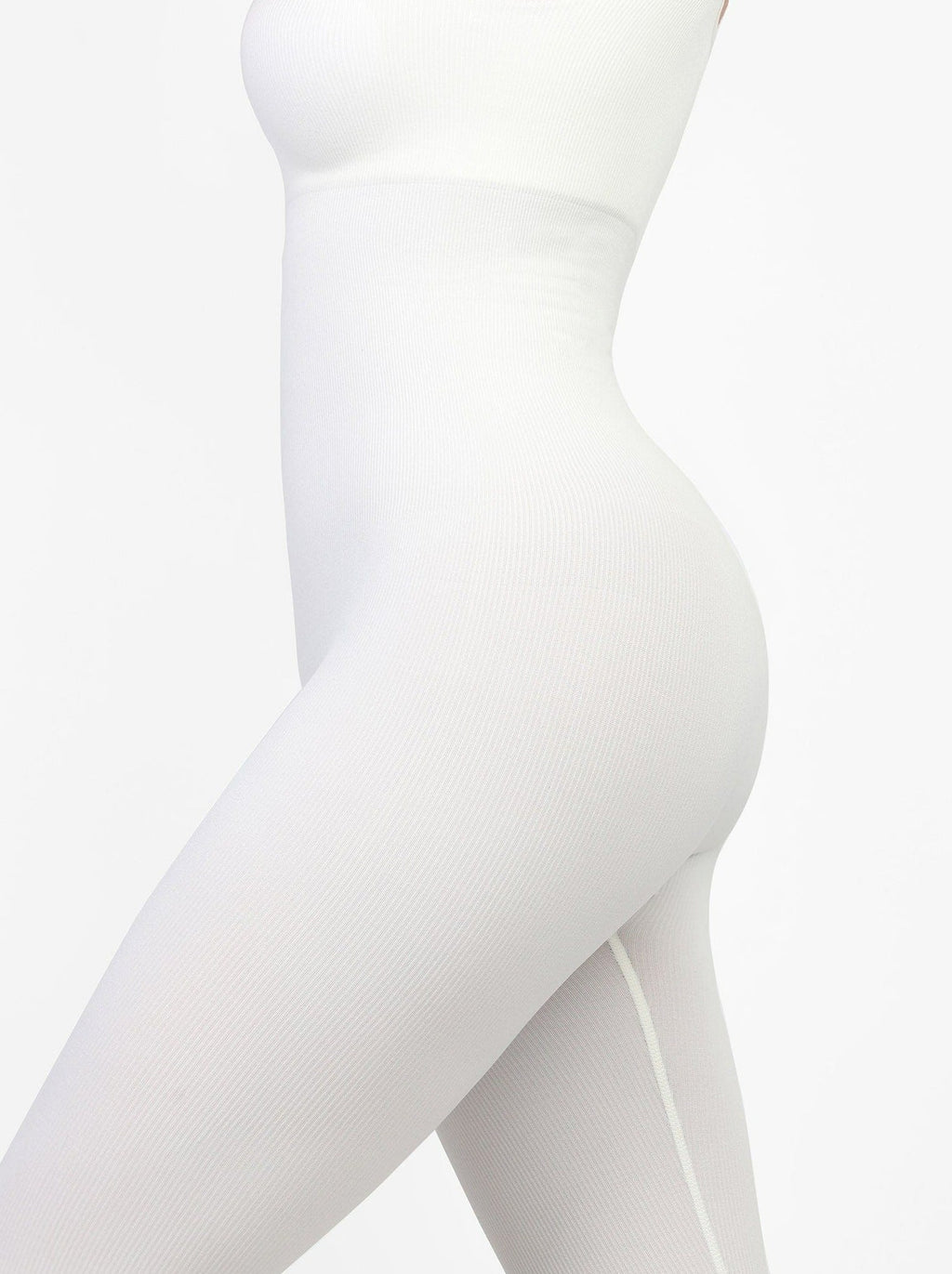 Retro Square Neck Seamless Sport Jumpsuit - Auxieswear