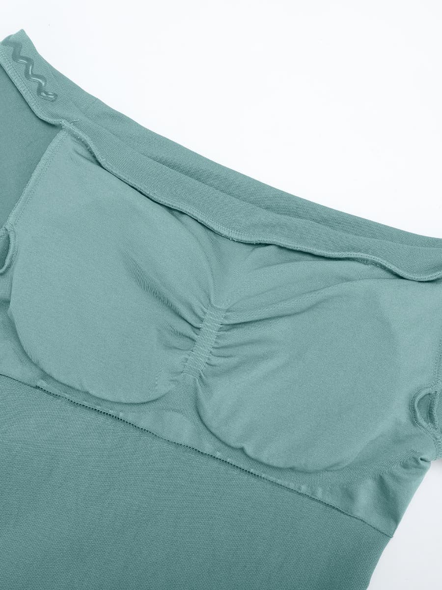 Off-Shoulder Fitted Mid-Length Formal Shaping Dress - Auxieswear