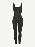 Square Neck U-Shaped Back Design Jumpsuit