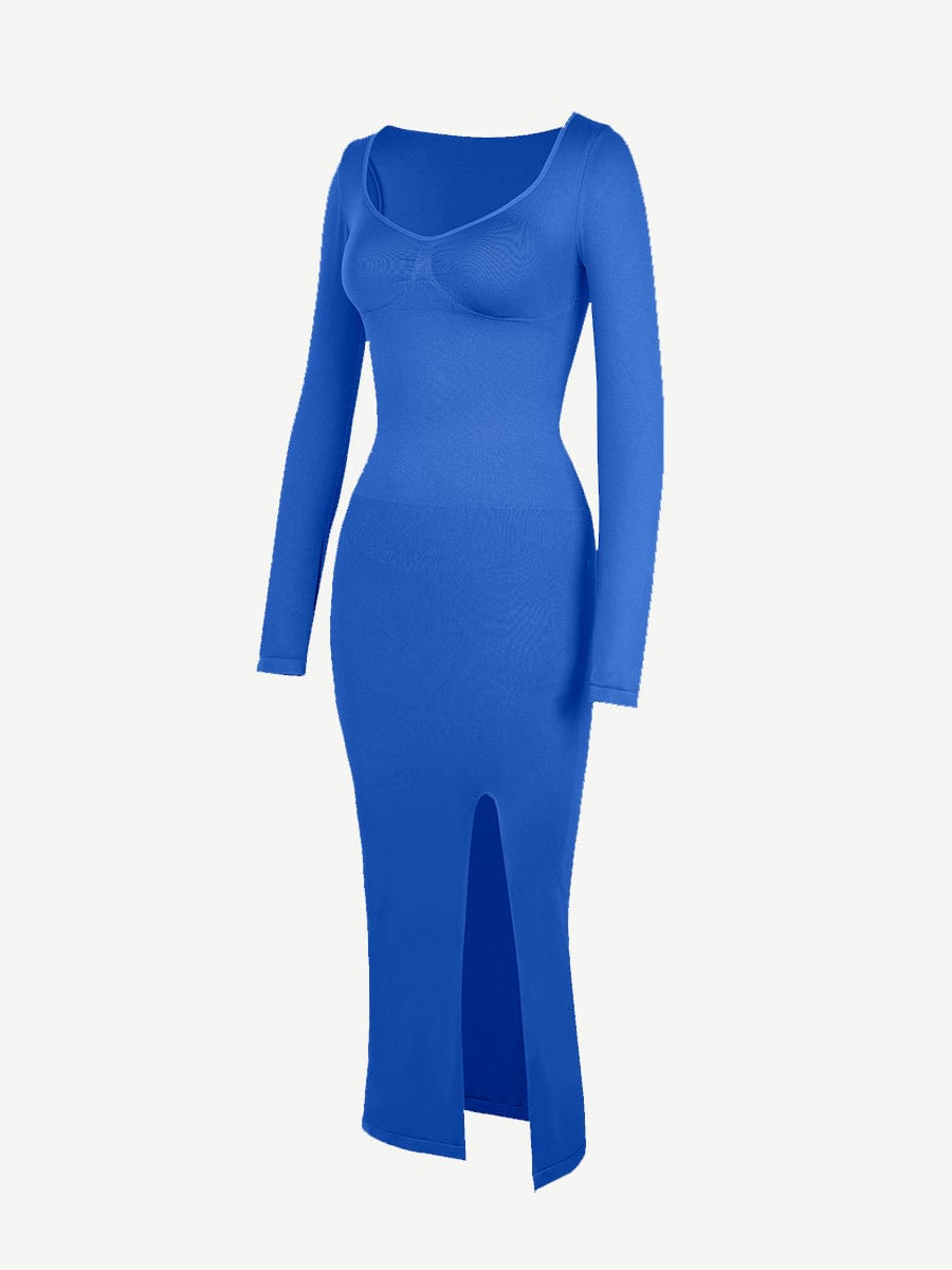 High Side Slit Bust & Tummy Shaping Dress
