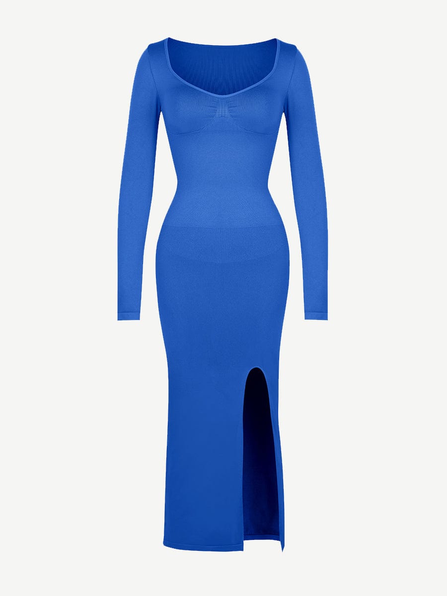 High Side Slit Bust & Tummy Shaping Dress