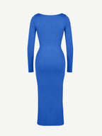 High Side Slit Bust & Tummy Shaping Dress