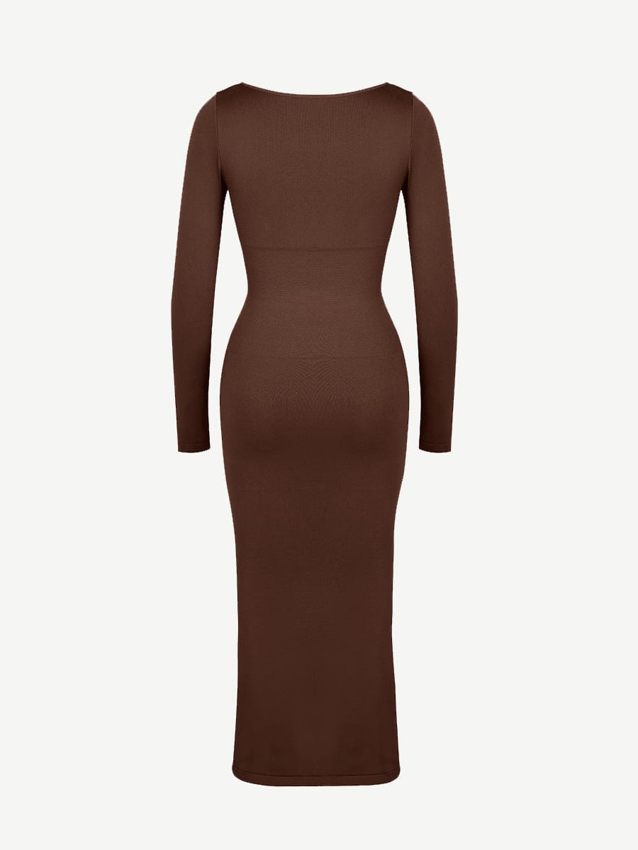High Side Slit Bust & Tummy Shaping Dress