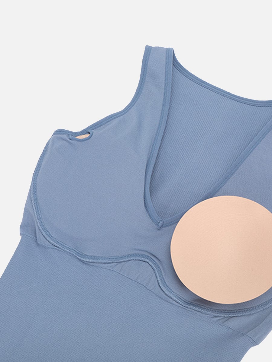 Sleeveless Midi Dress with Asymmetrical Ruffle Hem - Auxieswear