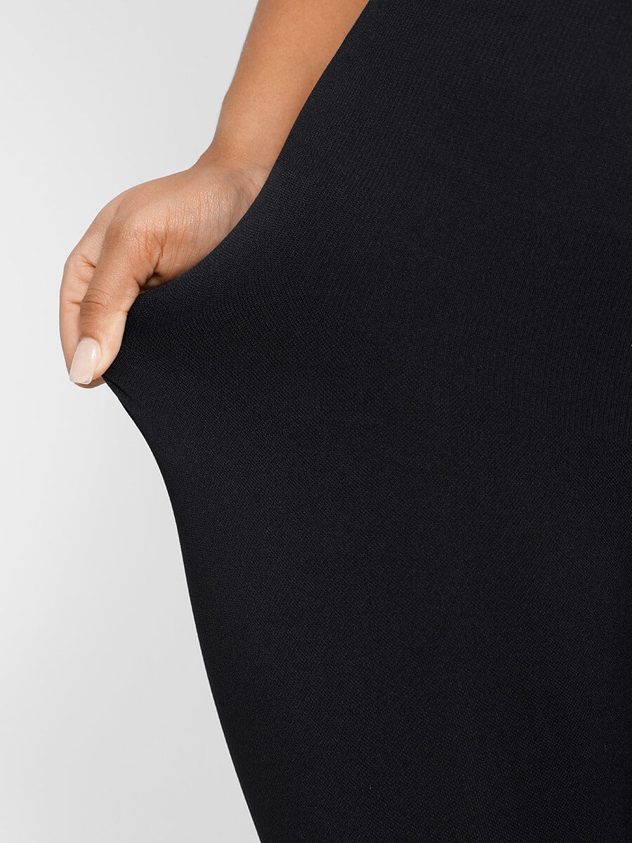 Square Neck U-Back Design Flared Jumpsuit