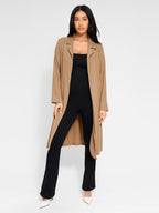 Square Neck U-Back Design Flared Jumpsuit