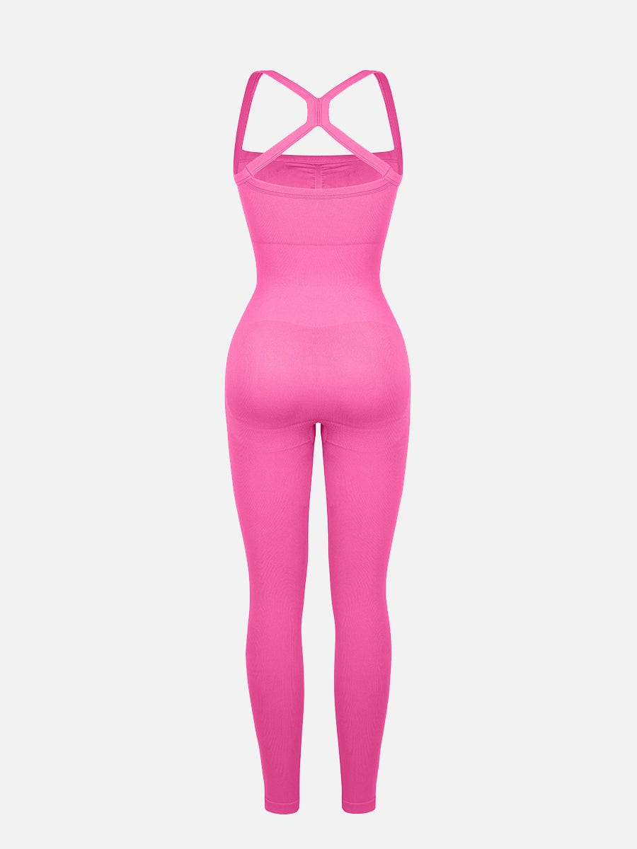 2 in 1 Waist & Tummy Control Bra-free Sports Jumpsuit
