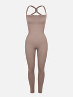 2 in 1 Waist & Tummy Control Bra-free Sports Jumpsuit