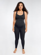 Back Lifting Abdominal Support Maternity Jumpsuit