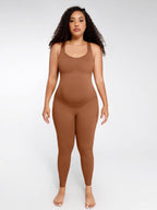 Back Lifting Abdominal Support Maternity Jumpsuit