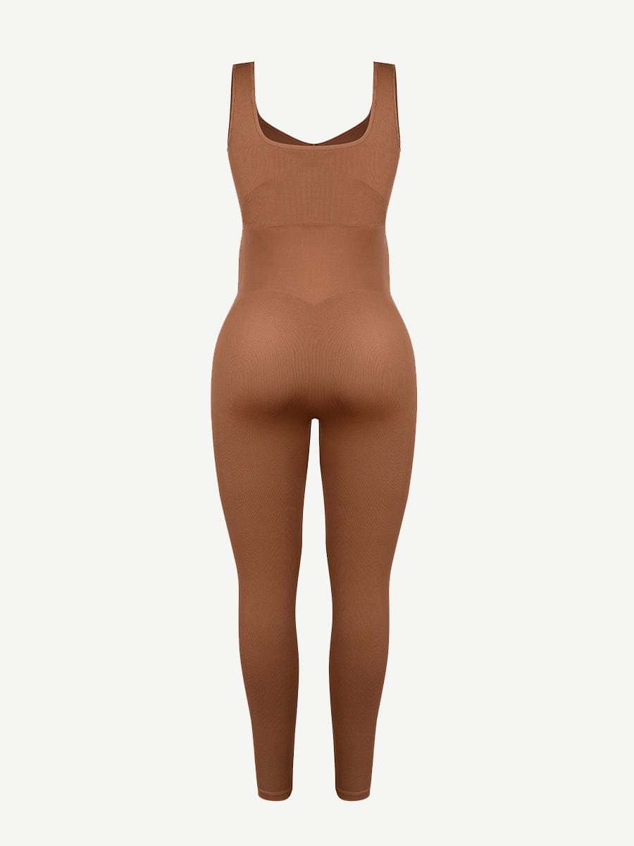 Back Lifting Abdominal Support Maternity Jumpsuit - Auxieswear