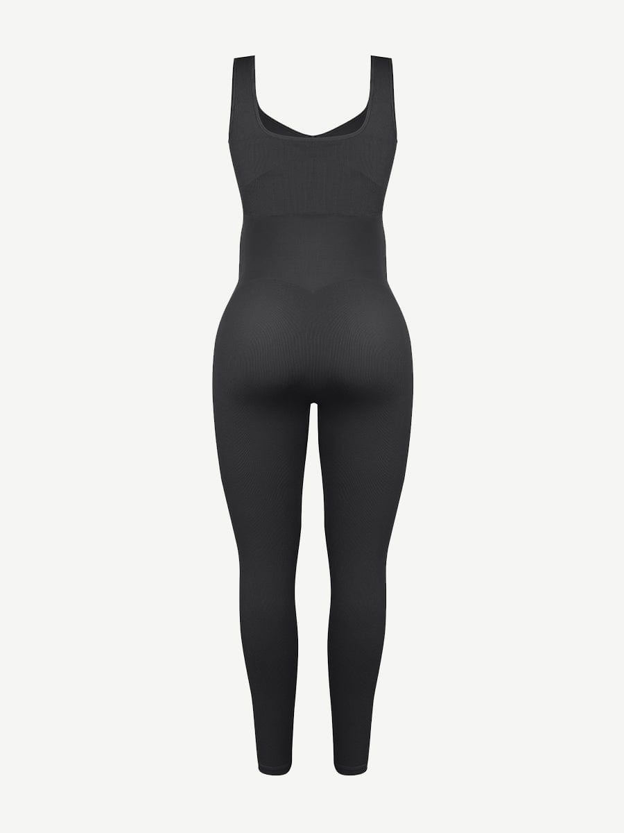 Back Lifting Abdominal Support Maternity Jumpsuit - Auxieswear