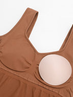 Back Lifting Abdominal Support Maternity Jumpsuit