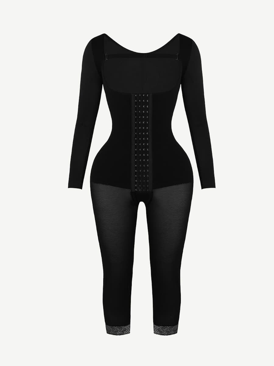 Knee-Length U-Shaped Tummy and Thighs Slimming Full Body Shaper