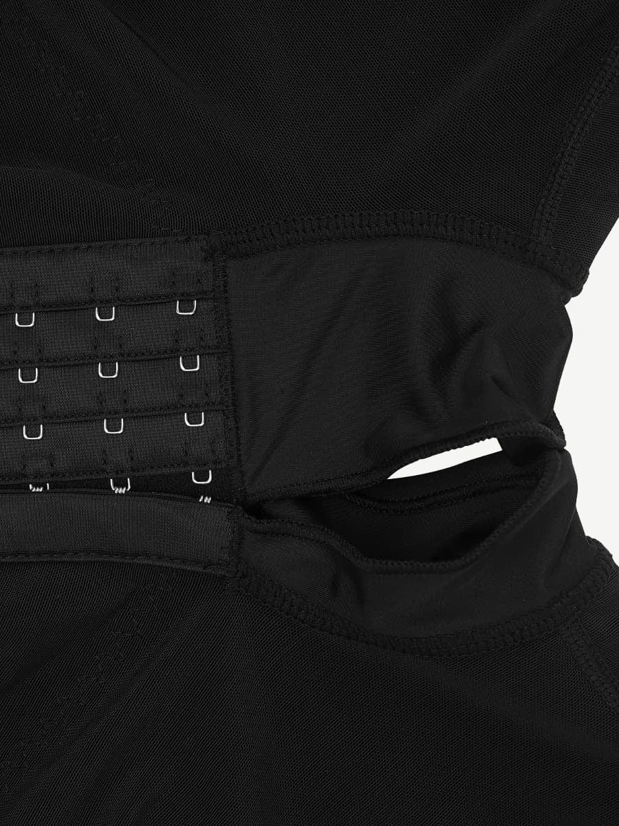 Knee-Length U-Shaped Tummy and Thighs Slimming Full Body Shaper - Auxieswear