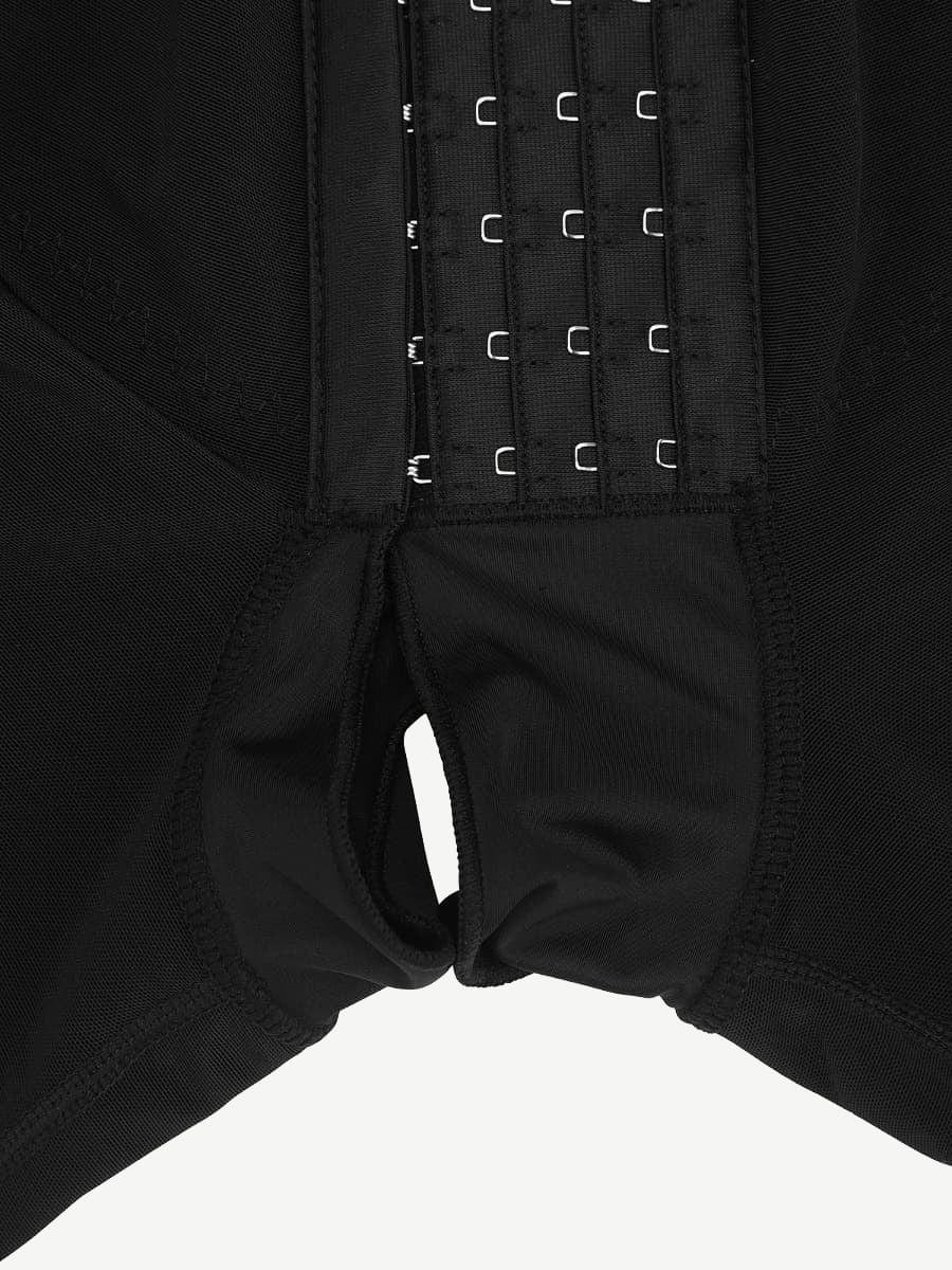 Knee-Length U-Shaped Tummy and Thighs Slimming Full Body Shaper - Auxieswear