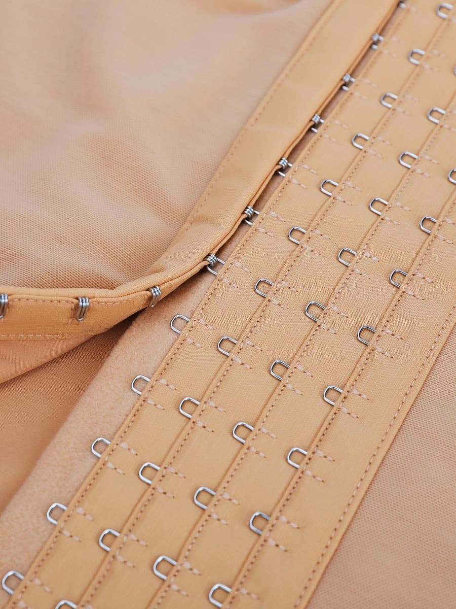 Knee-Length U-Shaped Tummy and Thighs Slimming Full Body Shaper - Auxieswear