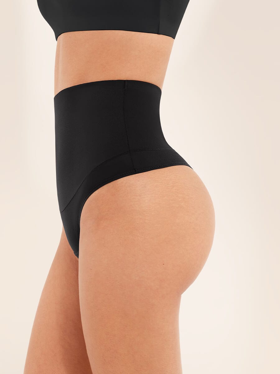 High Waist Tummy Control Thong Panties
