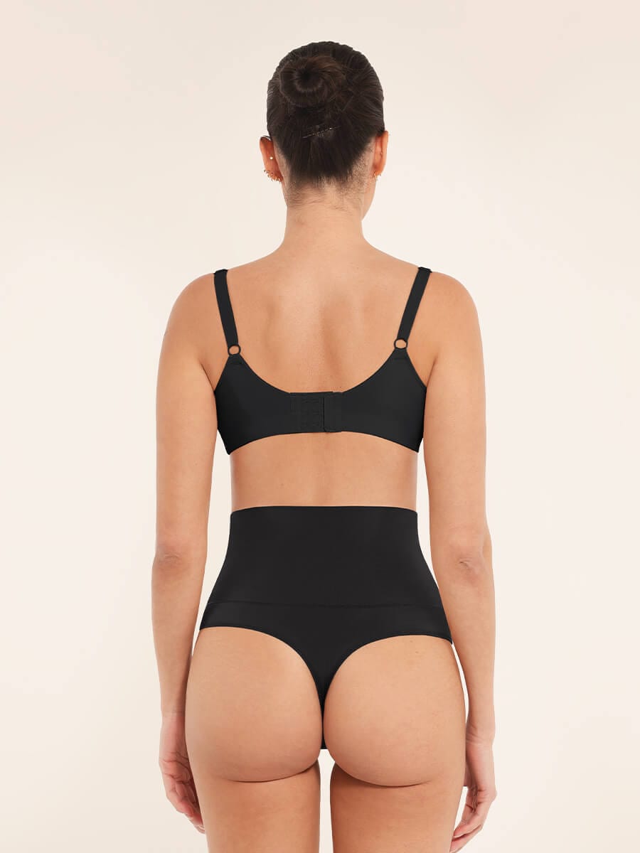 High Waist Tummy Control Thong Panties