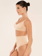 High Waist Tummy Control Thong Panties