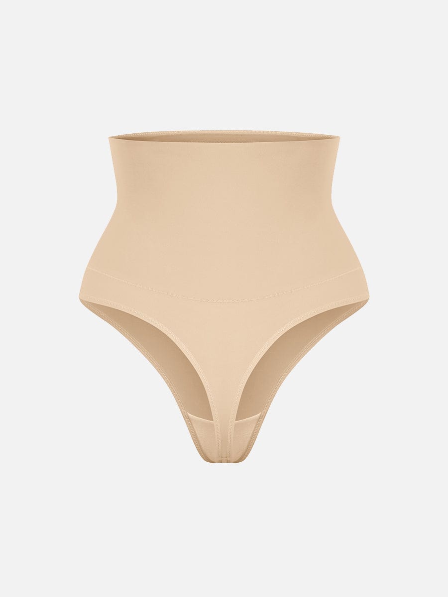High Waist Tummy Control Thong Panties